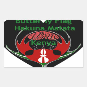 Sticker Rectangulaire Kenya
