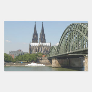 Sticker Rectangulaire Koeln (Cologne) en Allemagne