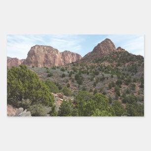 Sticker Rectangulaire Kolob Canyons à Zion National Park