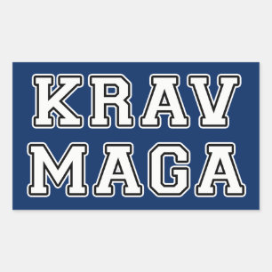 Sticker Rectangulaire Krav Maga