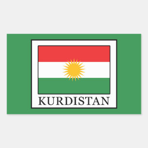 Sticker Rectangulaire Kurdistan
