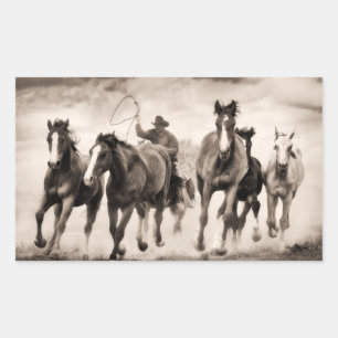 Sticker Rectangulaire La Chase I