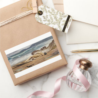 Sticker Rectangulaire La chute d'Icarus par Alexandre Cabanel