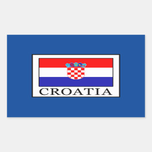 Sticker Rectangulaire La Croatie
