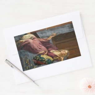 Sticker Rectangulaire La Minx (par John Collier)