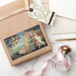 Sticker Rectangulaire La Naissance de Vénus par Sandro Botticelli