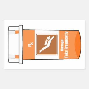 Sticker Rectangulaire La plongée en scaphandre est ma drogue