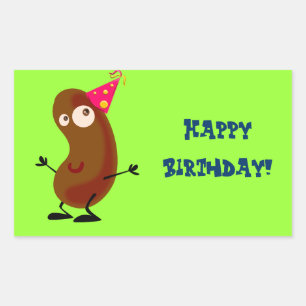 Sticker Rectangulaire La pomme de terre dansante