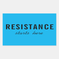 La Résistance Commence Ici, Manifestation Politiqu