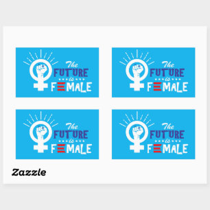 Sticker Rectangulaire La vice-présidente Kamala Harris Future est une fe