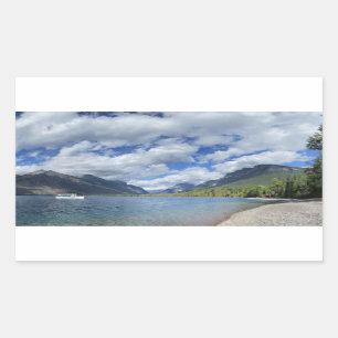 Sticker Rectangulaire Lac McDonald - Parc national des Glaciers