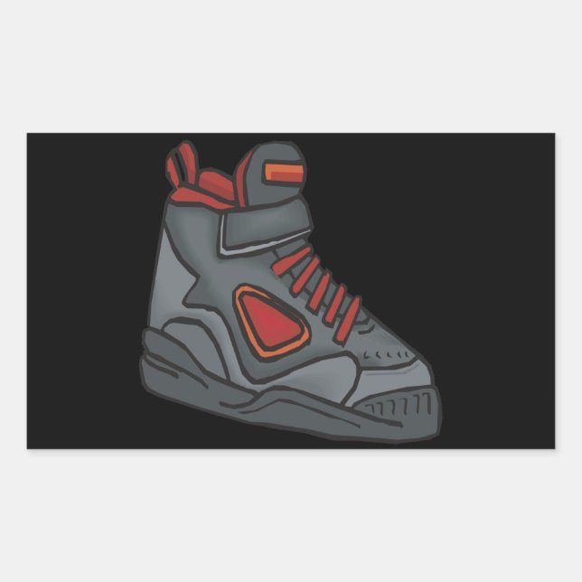 Sticker Rectangulaire Lace Em Up (Devant)