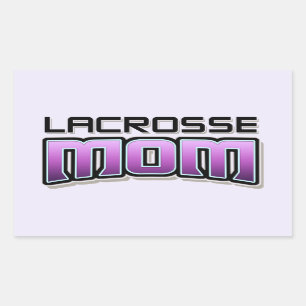 Sticker Rectangulaire Lacrosse MOM