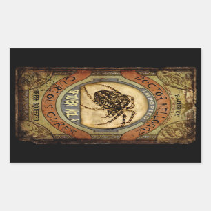 Sticker Rectangulaire Lait d'araignée