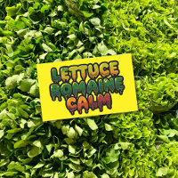 Laitue Romaine Calme Art Texte qui Dégouline