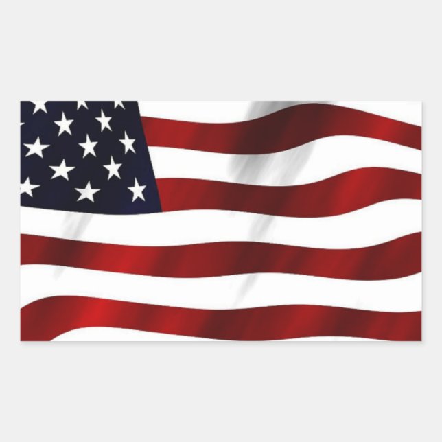 Sticker Rectangulaire L'Amérique détient actuellement le droit de veto d (Devant)