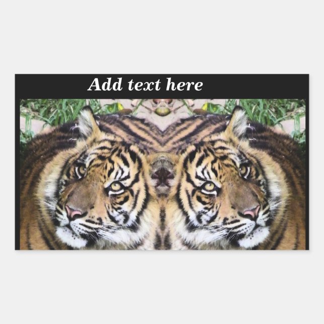 Sticker Rectangulaire L'amour de la mère_ (Devant)