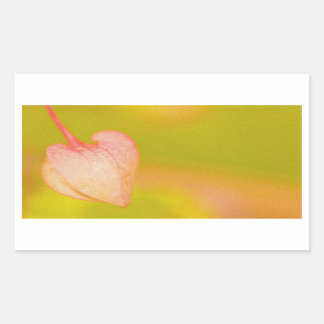 Sticker Rectangulaire l'amour s'incline