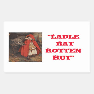 Sticker Rectangulaire "Langue angoisse"