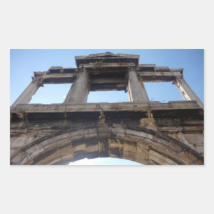 Sticker Rectangulaire l'arc d'hadrien