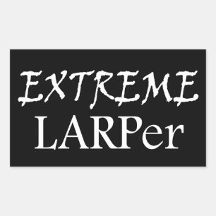 Sticker Rectangulaire Larper extrême