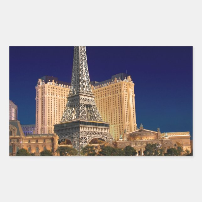 Sticker Rectangulaire Las vegas (Devant)