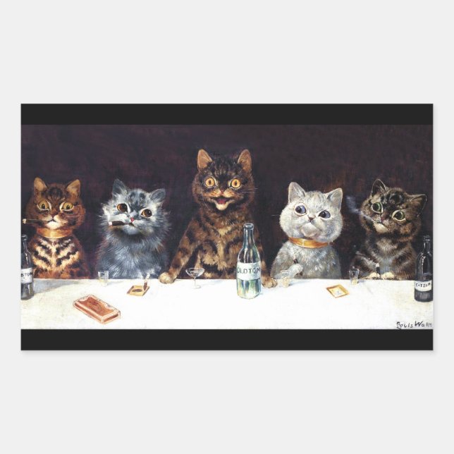 Sticker Rectangulaire Le Bachelor Party (Devant)