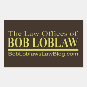 Sticker Rectangulaire Le Cabinet de BOB LOBLAW