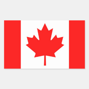Sticker Rectangulaire Le Canada