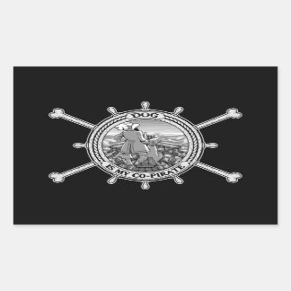 Sticker Rectangulaire Le Chien Est Mon Copère