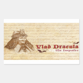 Sticker Rectangulaire Le comte historique Dracula