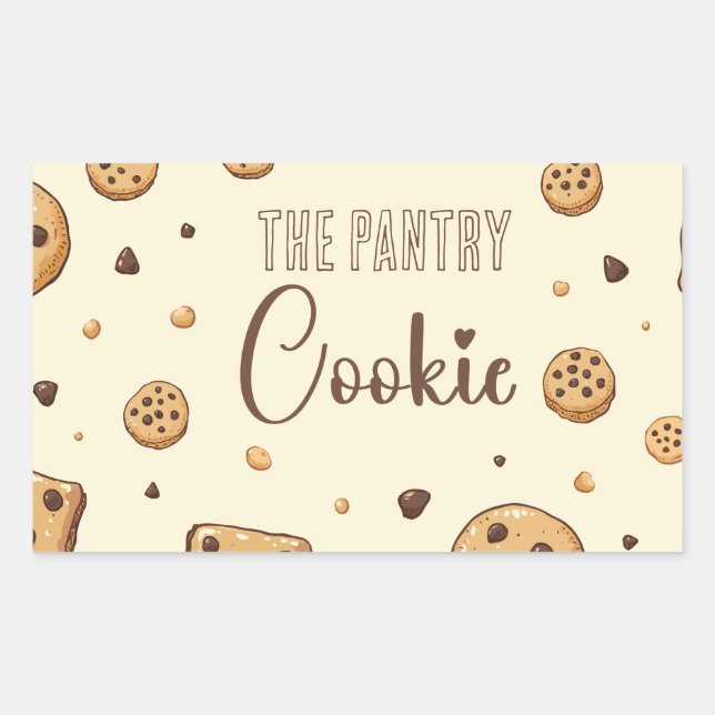 Sticker Rectangulaire Le cookie de la Pantry (Devant)