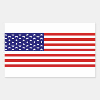 Sticker Rectangulaire Le drapeau américain