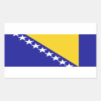 Le drapeau de la Bosnie-Herzégovine