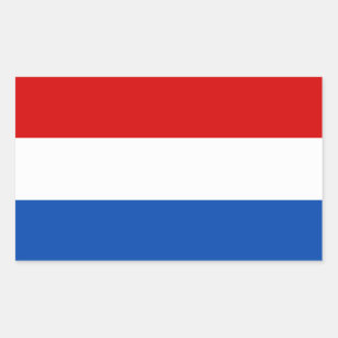 Sticker Rectangulaire Le drapeau néerlandais