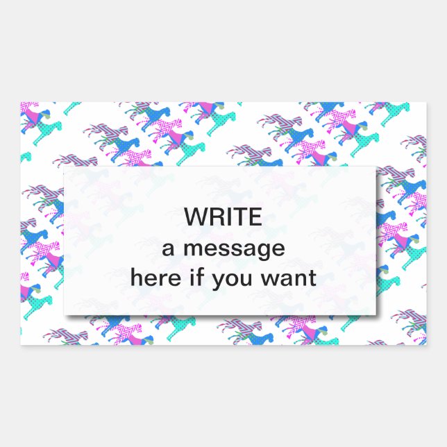 Sticker Rectangulaire Le Grand Dane Pat (Devant)