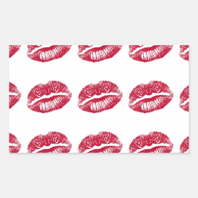 Sticker Rectangulaire Le Kiss (Devant)
