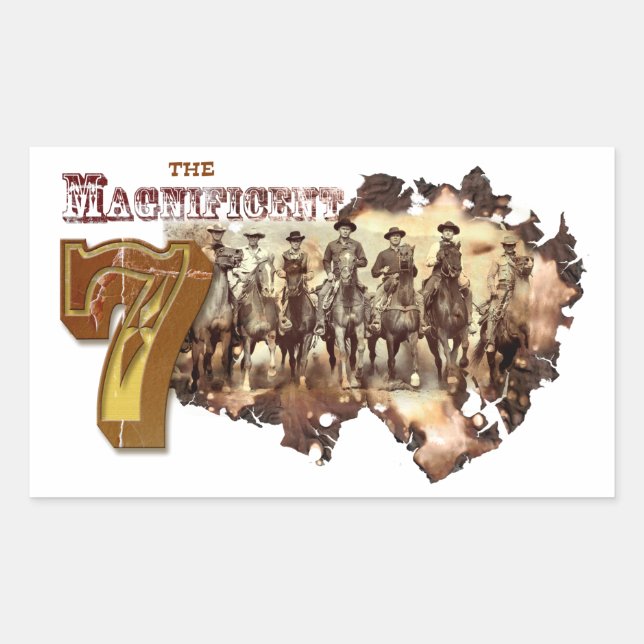 Sticker Rectangulaire Le Magnifique Gang (I) (Devant)