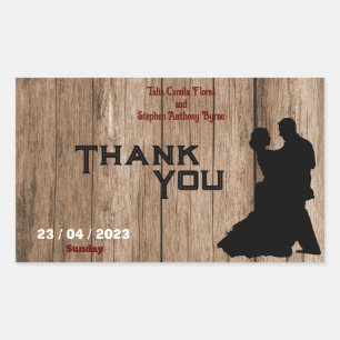 Sticker Rectangulaire Le mariage de Carpenter