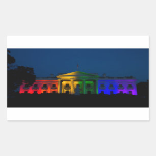 Sticker Rectangulaire Le mariage homosexuel de nuit est devenu légal en