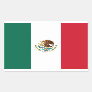 STICKER RECTANGULAIRE LE MEXIQUE