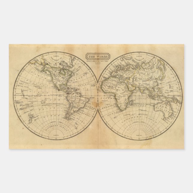 Sticker Rectangulaire Le Monde 2 (Devant)