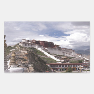 Sticker Rectangulaire Le palais de Potala au Tibet
