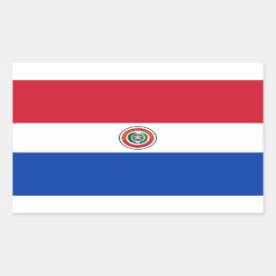 STICKER RECTANGULAIRE LE PARAGUAY