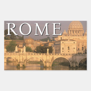 Sticker Rectangulaire Le Vatican   Italie, Rome