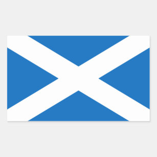 Sticker Rectangulaire L'Ecosse/autocollants écossais de drapeau
