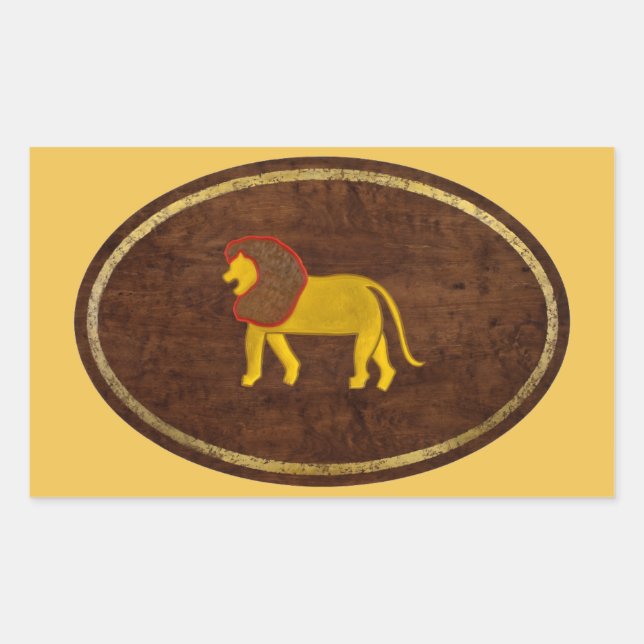Sticker Rectangulaire Leo 2008 (Devant)