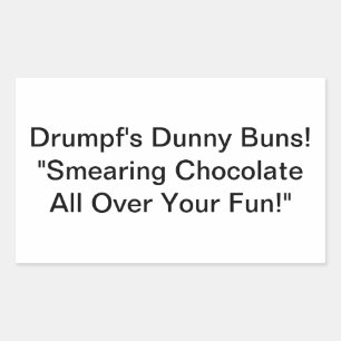Sticker Rectangulaire Les Buns de Dunny de Drumpf Hankamer Artjunkhaus B