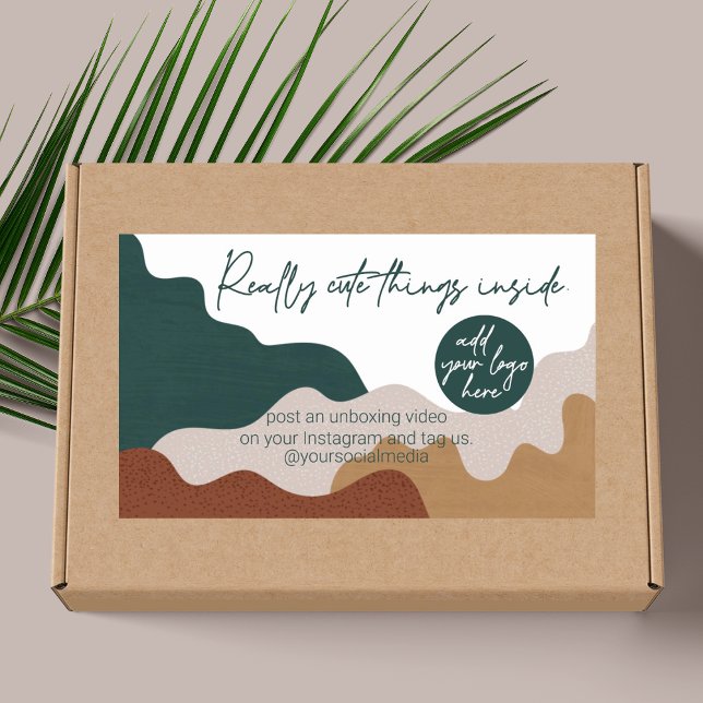 Sticker Rectangulaire Les Choses À L'Intérieur De L'Emballage Profession (Créateur téléchargé)