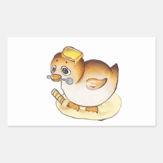Sticker Rectangulaire Les Couronnes de canard